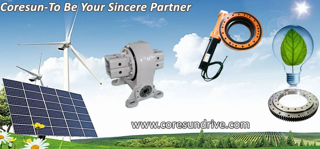 Single Axis Slewing Drive Solar Tracker PV Panels