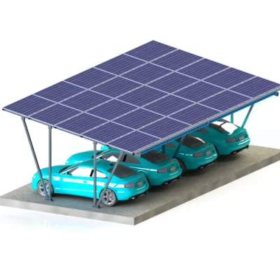Installation of PV Bracket Solar Panel Bracket Galvanized Aluminum Solar Carport Mounting System