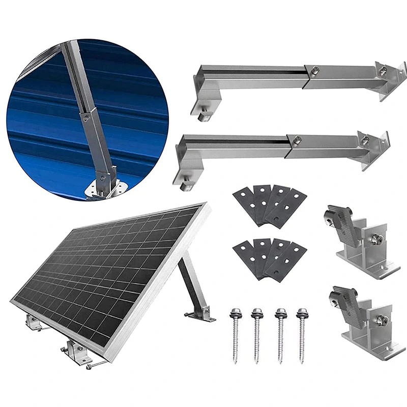 Easy Solar Kit Universal Balcony Solar Panel Mounting Brackets Ground Railing Wall Installation for Solar Mounting System